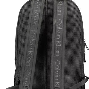 Calvin Klein Black Polyester Men Backpack