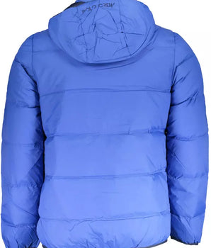 La Martina Elite Blue Jacket with Detachable Hood