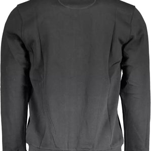 La Martina Black Cotton Men Sweater