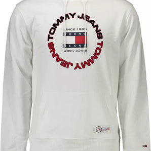 Tommy Hilfiger White Cotton Men Sweater