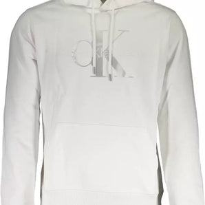 Calvin Klein White Cotton Men Sweater