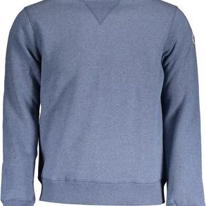 North Sails Blue Cotton Men Sweater