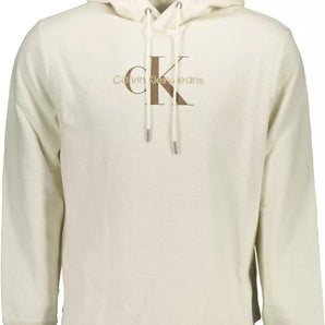 Calvin Klein White Cotton Men Sweater