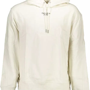 Calvin Klein White Cotton Men Sweater