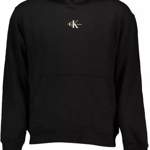 Calvin Klein Black Cotton Men Sweatshirt