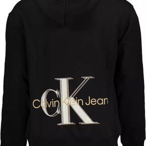 Calvin Klein Black Cotton Men Sweatshirt