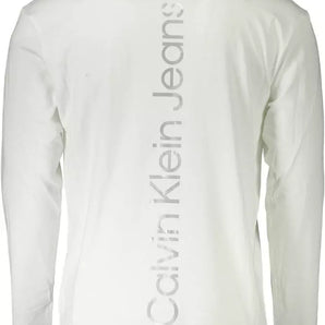 Calvin Klein White Cotton Men T-Shirt