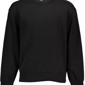 Calvin Klein Black Cotton Men Sweater