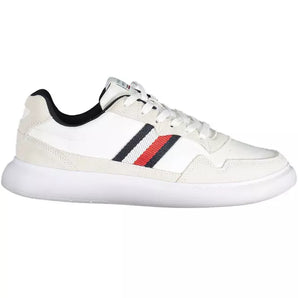 Tommy Hilfiger White Leather Men Sneaker