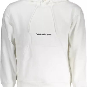 Calvin Klein White Cotton Men Sweater