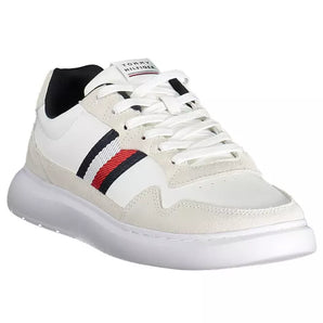 Tommy Hilfiger White Leather Men Sneaker