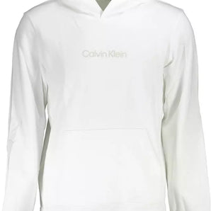 Calvin Klein White Cotton Men Sweater