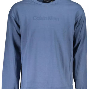 Calvin Klein Blue Cotton Men Sweater