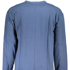 Calvin Klein Blue Cotton Men Sweater