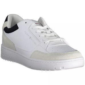 Tommy Hilfiger White Leather Men Sneaker