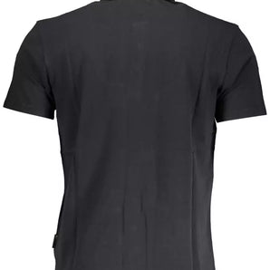 Napapijri Black Cotton Men Polo Shirt