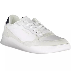 Tommy Hilfiger White Leather Men Sneaker