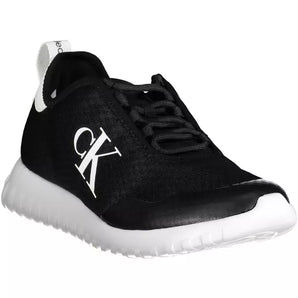 Calvin Klein Black Polyester Men Sneaker