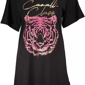 Cavalli Class Black Cotton Women Top