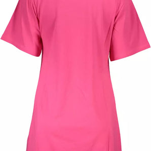 Camiseta Cavalli Class Chic de algodón rosa con estampado exclusivo