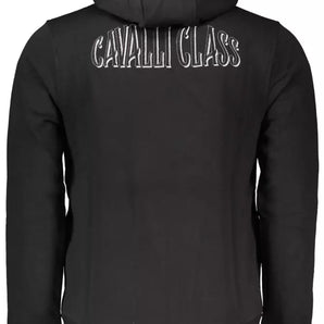 Cavalli Class Black Cotton Men Sweater