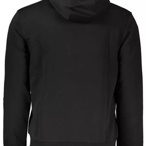 Cavalli Class Elegante sudadera con capucha en negro clásico