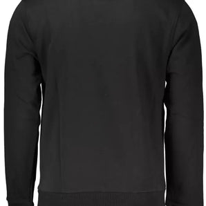 Cavalli Class Black Cotton Men Sweater