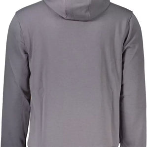 Cavalli Class Gray Cotton Men Sweater