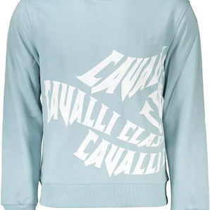 Cavalli Class Sudadera elegante y cómoda con cuello redondo