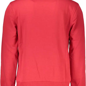 Cavalli Class Red Cotton Men Sweater