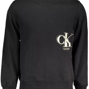 Calvin Klein Black Cotton Men Sweater