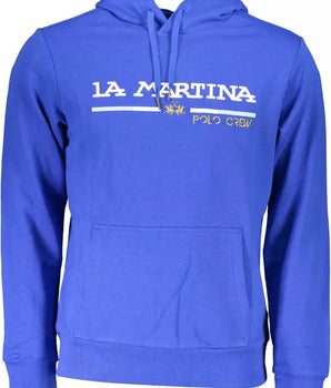 La Martina Sudadera Con Capucha Bordada Azul Chic
