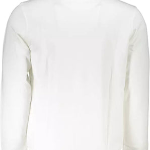 La Martina White Cotton Men Sweater