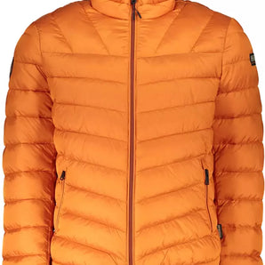 Napapijri Orange Polyamide Men Jacket