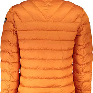 Napapijri Orange Polyamide Men Jacket