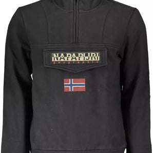 Napapijri Black Cotton Men Sweater