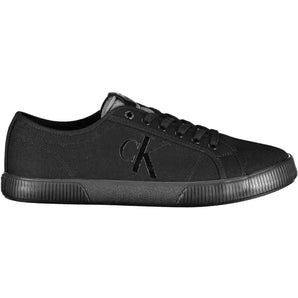 Calvin Klein Black Cotton Men Sneaker