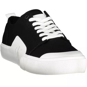 Calvin Klein Black Cotton Men Sneaker