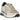 Zapatillas Carrera Piel ECO Beige con Detalles Contraste