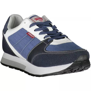 Carrera Blue Eco Leather Men Sneaker