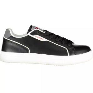 Carrera Sleek Black Sports Sneakers with Contrasting Accents