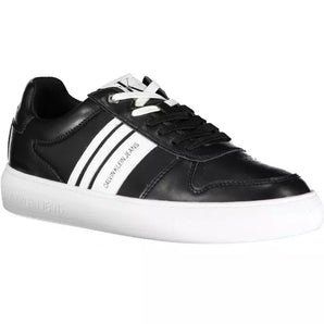 Calvin Klein Black Polyester Men Sneaker