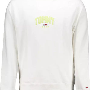 Tommy Hilfiger White Cotton Men Sweater