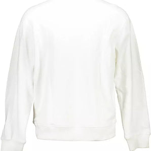 Calvin Klein White Cotton Men Sweater