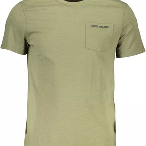 Guess Jeans Green Cotton Men T-Shirt