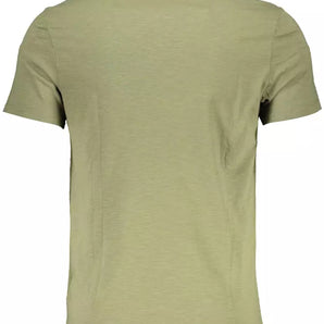 Guess Jeans Green Cotton Men T-Shirt