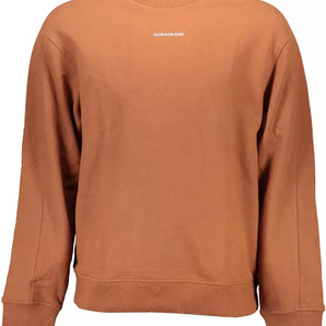 Calvin Klein Brown Cotton Men Sweater