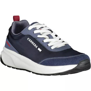 Carrera Sleek Blue Sneakers with Eco-Leather Accents