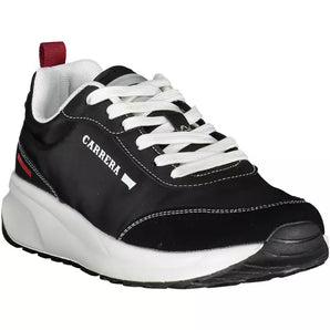 Carrera Sleek Black Sneakers with Iconic Detailing