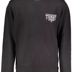 Tommy Hilfiger Black Cotton Men Sweater